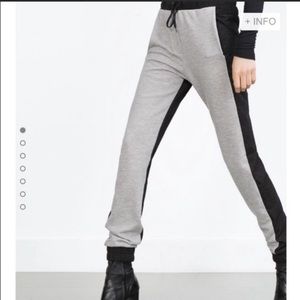 Zara joggers two toned pants